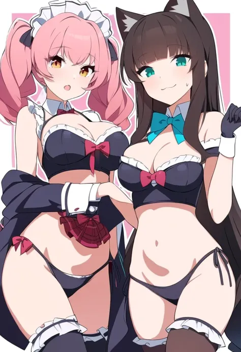 Sexy cat maids 