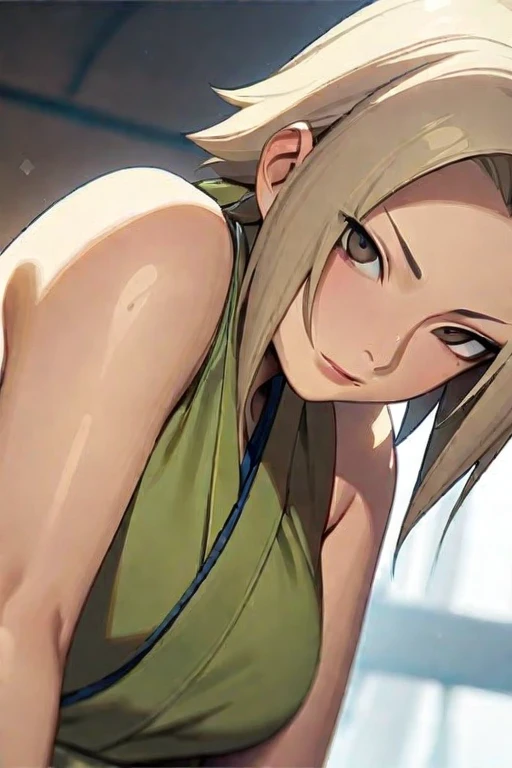 ((Best quality)), ((masterpiece)), (detailed), Naked Tsunade from Naruto