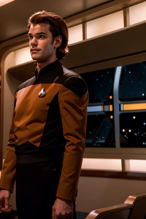 Andrew Garfield: Jared Padalecki: Joe Keery: orange Star Trek uniform: Seth MacFarlane: