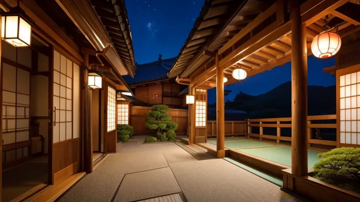 Create a gorgeous Japanese night view！！