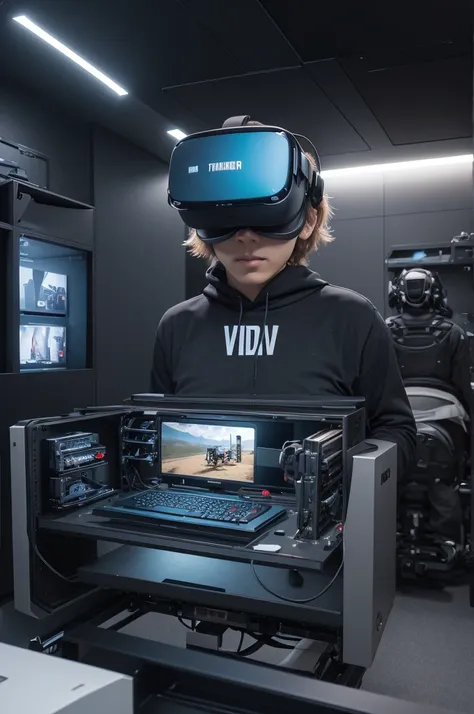 Create the designer of a virtual reality machine environment 