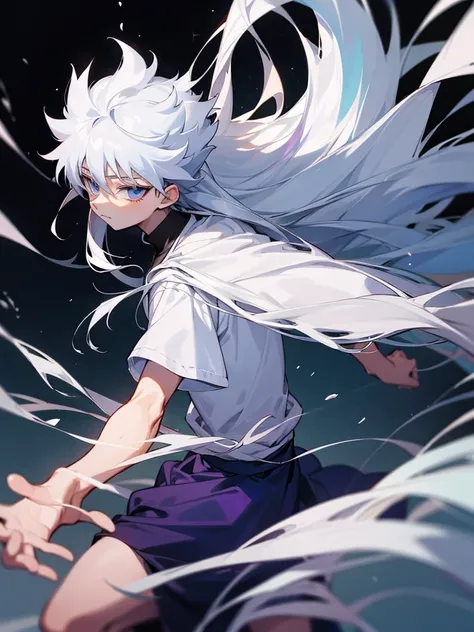 Killua with long hair