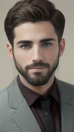  a  jewish men short hair  focus on the face, color photo