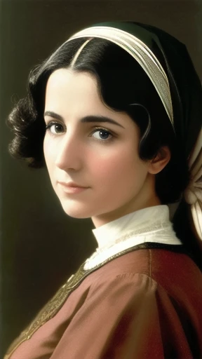  a  jew woman  focus on the face, color photo