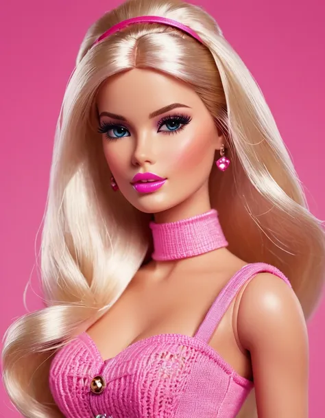 Beautiful sexy women in barbie style