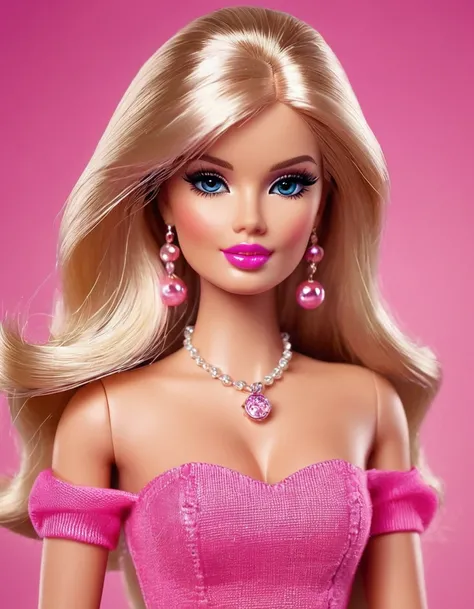 Beautiful sexy women in barbie style