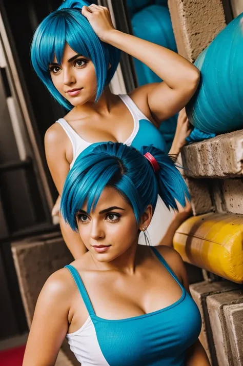 Bulma con grandes pechos 