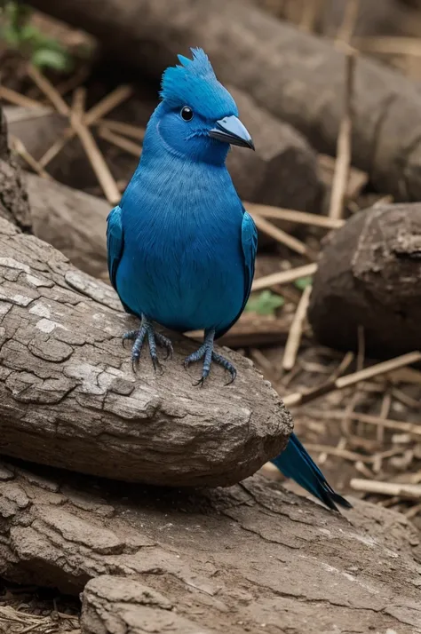 Animal azul gracioso tierno
