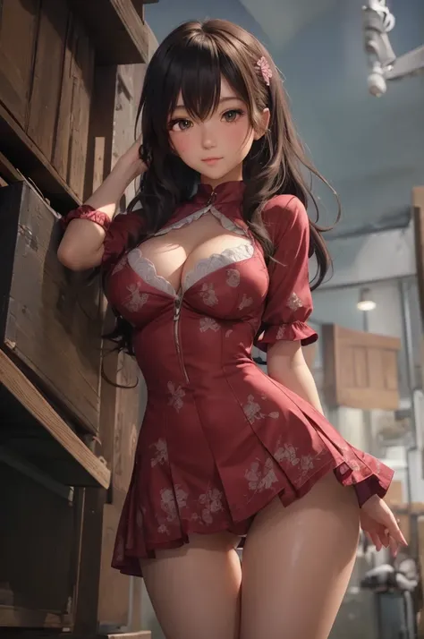 ultra detailed, beauty, cute, intense blush, female, body complete, hair texture, perfect anatomy, perfect hips, perfect legs, anime, high quality
