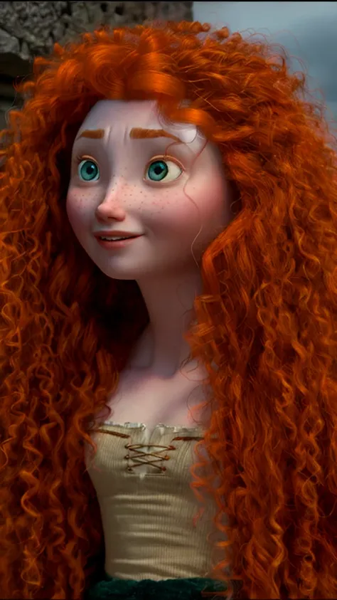 (merida brave  and 1 man, couple, having sex)))