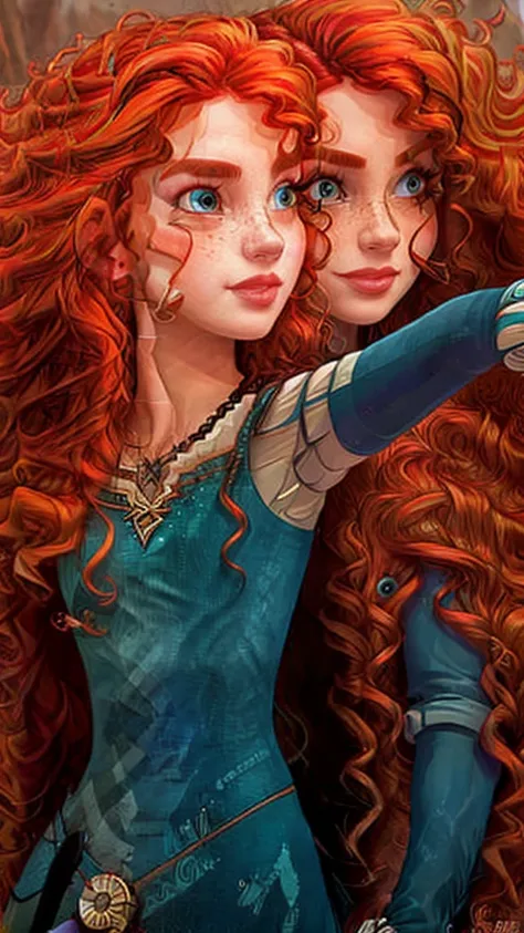 (merida brave  and 1 man, couple, having sex)))