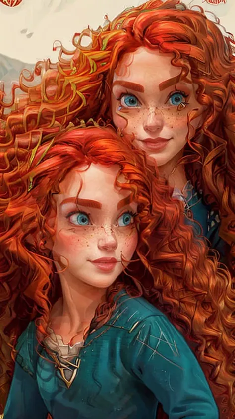 (merida brave  and 1 man, couple, having sex)))