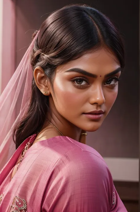 beauteous sumptuous, mrunal thakur, pink hues, jacqueline e, pink and gren color scheme, perfect composition, happy, hyperrealistic, super detailed, 8k, high quality, trending art, trending on artstation, sharp focus, studio photo, intricate details, highl...