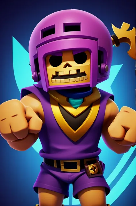 Haz a mortis de brawl stars musculoso