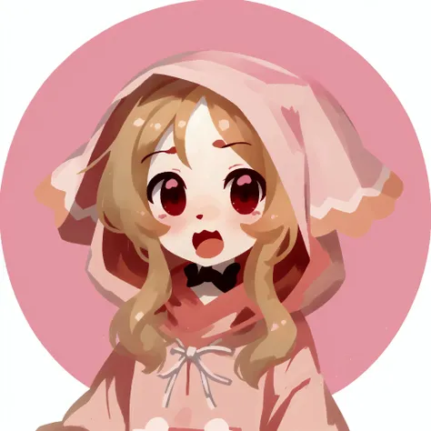 Cartoon girl in a pink hoodie and a pink hoodie, umaru-chan, , pretty girl, Little Lolita Girl, Cute anime style, Cute anime cat girl, pretty girlのアニメビジュアル, Lori, Cute anime face, Cute Anime Girl, Cute anime manga style, shirabii, extremely Cute Anime Girl...