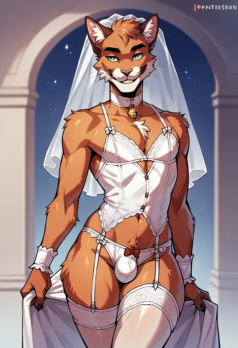 cat,a father（he had been brainwashing by his secondson , crossdressing , bride of his secondson, wear sexy lingerie,has first night sex with his secondson ,Hes made to forget all about being a father)