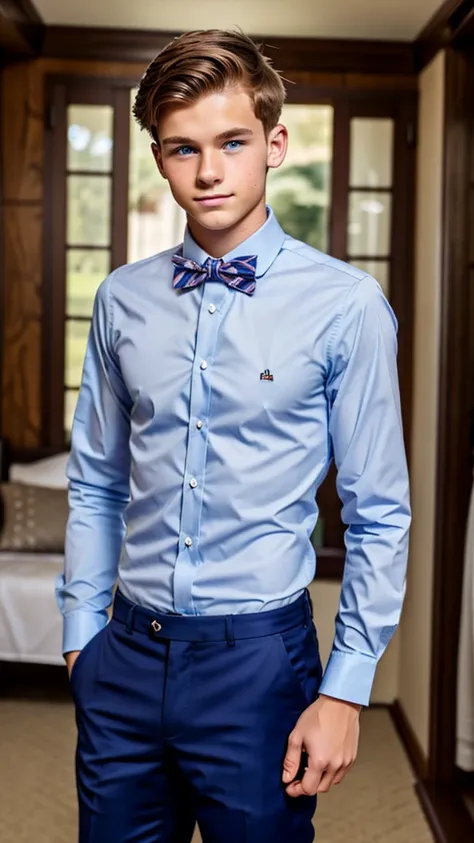 19 year old male wearing bow tie and button up


Physical Description: Brown colored hair and skinny build. 5"5 and 150 LB. Blue eyes. 

.