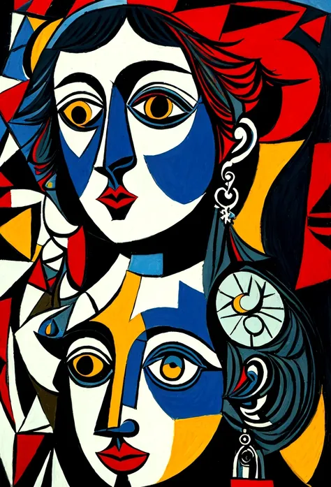 picasso&#39;s colorful