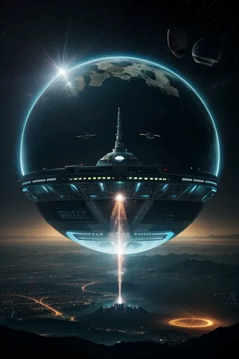 Alien world, city, space, sci-fi, future, alien tech, spaceship, alien city, extraterristical