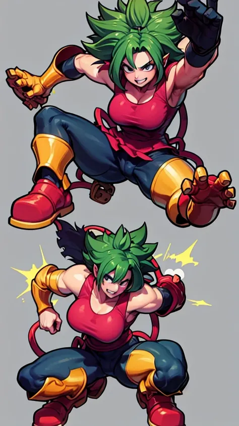 Kefla , 
Solo . Fullbody . Simple background , multiple view