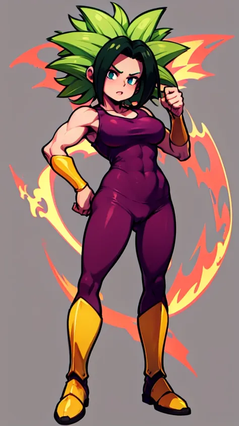 kefla , 
solo . fullbody . simple background , multiple view , fitgirl