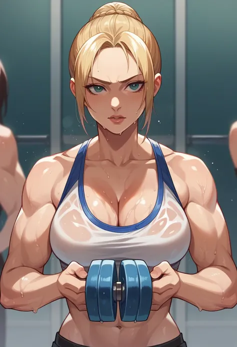 Nina Williams Tekken working out wet