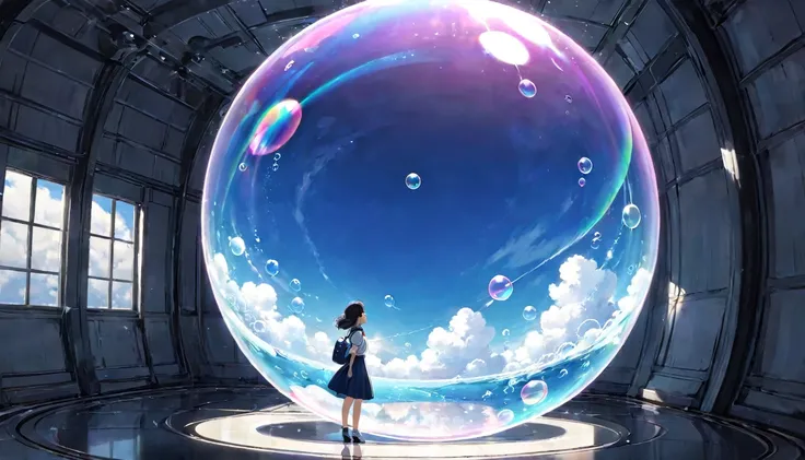 Empty space、Secondary、Round、A space with perspective、Bubble、たくさんのBubble