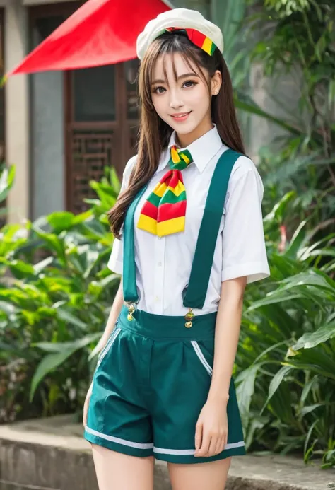 Reggae-style beautiful girl high school girl Real high quality overall generation
