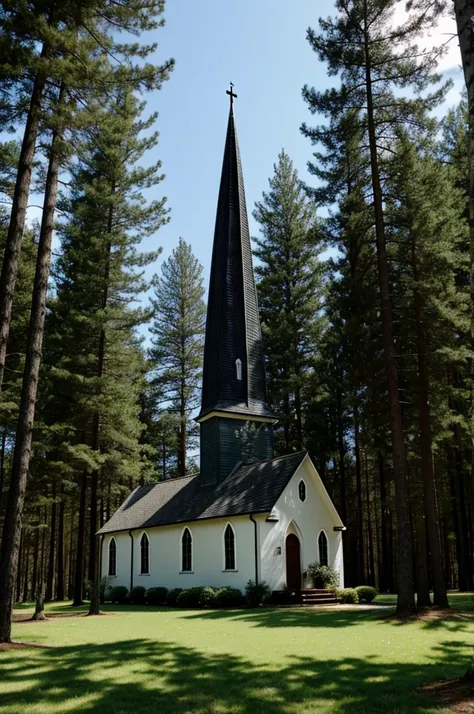 Church, forest 