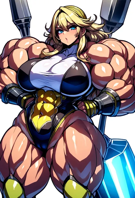 huge muscle girl growth huge hammer