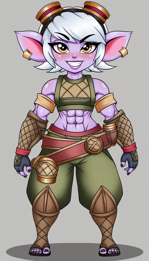 muscle kid girl tristana