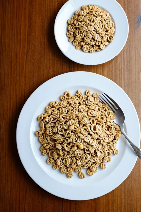 Cereal on plate