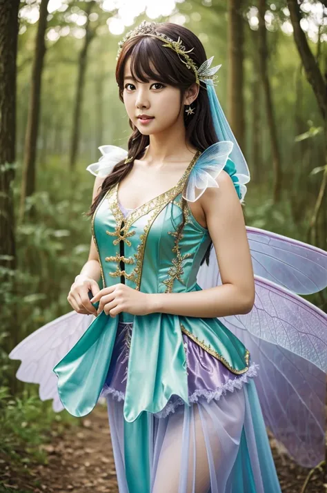 Jin from BTS woman with fairy costume