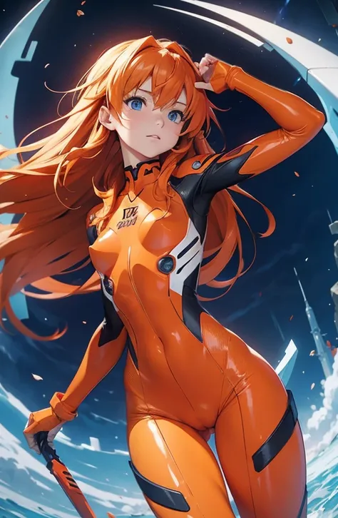 (masterpiece), best quality, expressive eyes, perfect face, Asuka Langley from Evangelion. fantasy, Similar character from anime. offering her pussy, small breast, , perfect camel toe, perfect pussy, focos on pussy, micro panties, exhibitionism, masturbati...