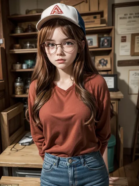 Wendy Corduroy is a character from the cartoon "Gravity Falls". She is a 15-year-old teenager who works at the Mystery Shack, a museum of curiosities run by Stan Pines. Wendy is known for her laid-back and friendly personality, and is often seen as the "co...