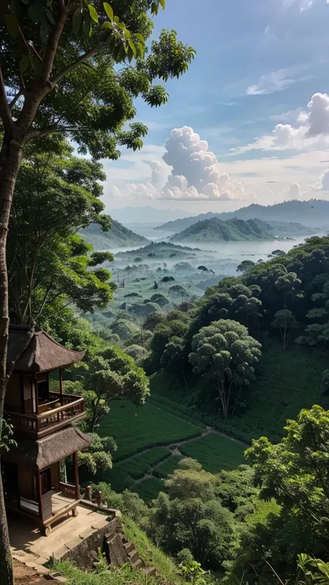 A wonderful Indonesian view