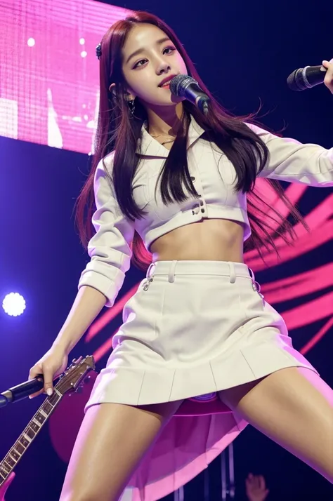 Jisoo touching her vagina at concert 