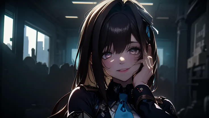 ((best quality)), ((masterpiece)), (detailed:1.4), 3d, an image of a beautiful cyberpunk female, yandere , yandere face , trance...