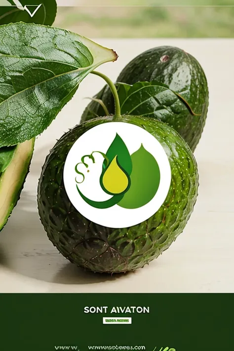 make a logo for an avocado company website