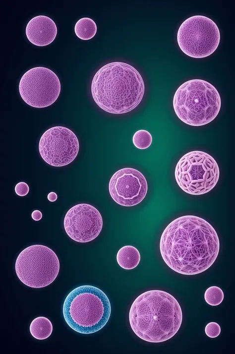 Hormones that are released in an animated cellular nature