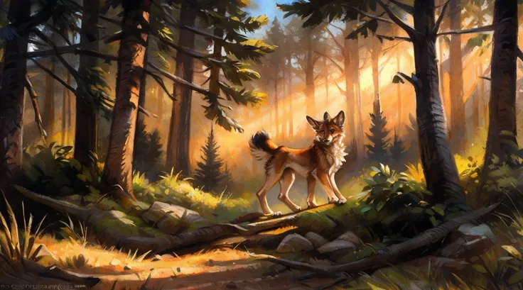 background, by Tess Garman, by Kenket, forest