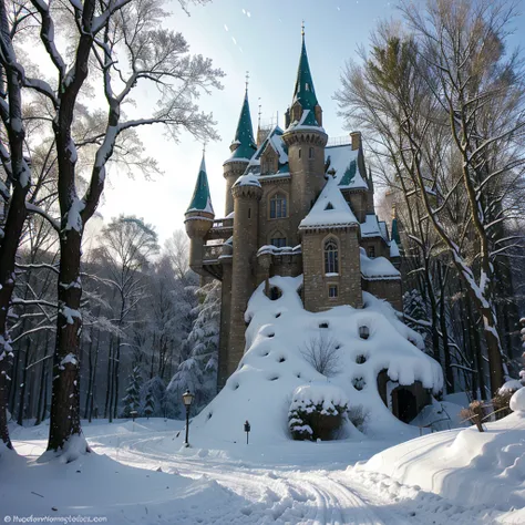 Castle in the Narnia forest