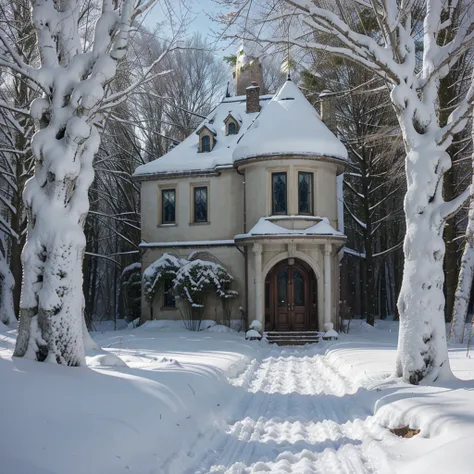 Castle in the Narnia forest