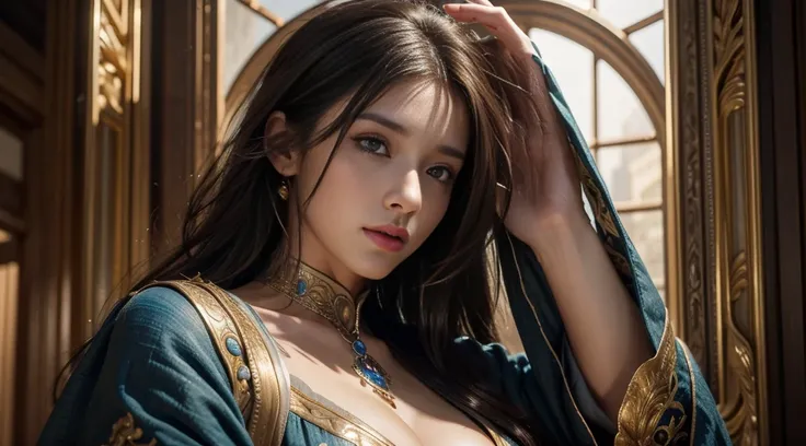 masterpiece，quality，Best quality，official art，（Beauty and aesthetics：1.2），（masterpiece：1.3）， （8K， Realistically， RAW photo quality is the best： 1.4）， Beautiful face， （Realistic face），Ultra-high resolution， Ultra-realistic photos， The content is very detail...