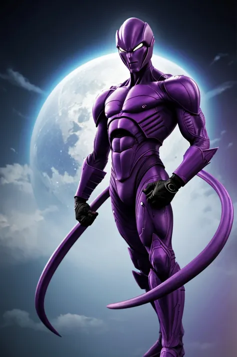 Alien Leader, freiza looking, humanoid male, strong, evil, menacing, 16k HD quality