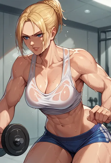 Nina Williams Tekken working out wet