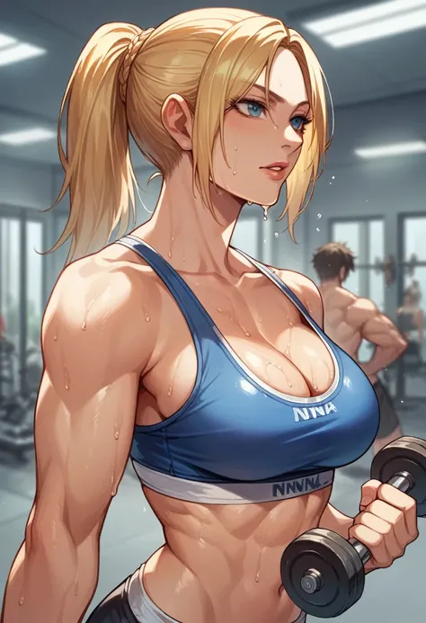 Nina Williams Tekken working out wet