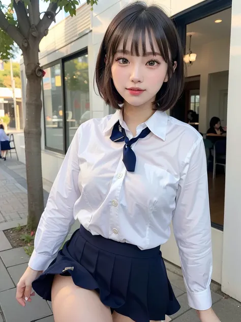 ((Best of the highest quality, 8k, Masterpiece, raw photo: 1.2)), (Sharp focus: 1.2), (1 AESPA, slim body type female, 21 y/o: 1.1), (Solo: 1.28), (realistic, photo-realistic:1.37), face focus, cute face, finely eyes, (droopy eyes: 1.32), (Emphasize promin...