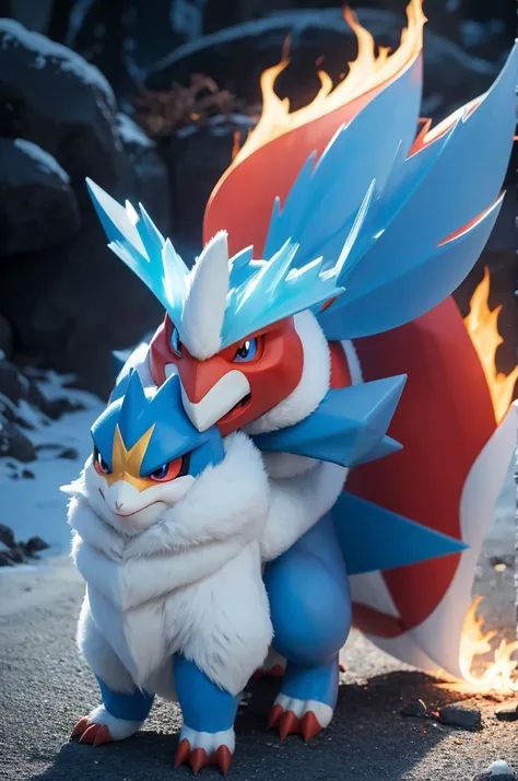 A fire and ice Pokémon