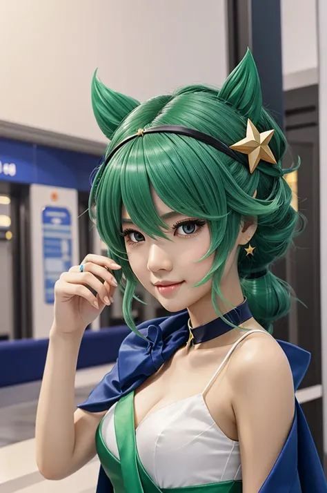 Aventurine from Honkai Star rail 